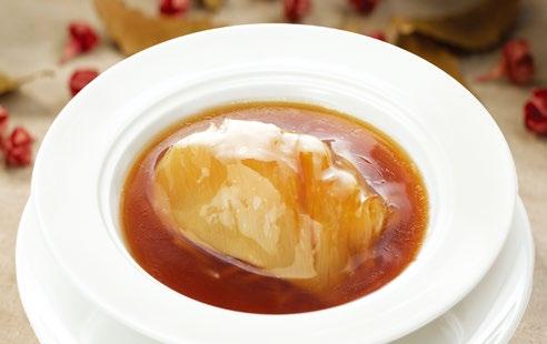 Bird s Nest 鱼翅 & 燕窝 502 홍소상어지느러미찜红烧蚝皇鲍翅 Braised Shark s Fin in Oyster Sauce 半份 (Half