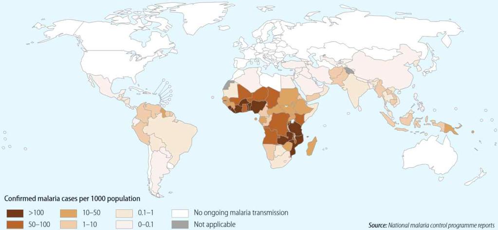 자료출처 : World malaria report. WHO. 2014 < 4> 말라리아전파위험지역 2 수혈전파말라리아특성 전통적인모기매개감염병으로수혈, 장기이식, 마약또는주사기의공유, 실험실의사고, 수직감염등에의해전파될수있다.