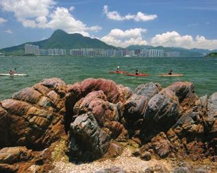 사이쿵 화산암 지대Sai Kung Volcanic Rock Region 샤프 아일랜드Sharp Island 1 2 3 웅콩 그룹Ung Kong Group 나인핀 그룹Ninepin Group 하이 아일랜드High Island 샤프