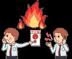 3 학생행동요령 53 구분 학교에서 학생행동요령 화재발생즉시최초화재목격자는 불이야! 하고외치고, 비상벨을누른다. 화재경보접수시교사의지시에따라대피로를통해지정된장소로대피한다.