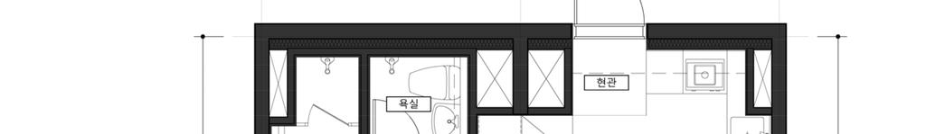 나 청년주택 2인셰어 - 개인별학습, 취미, 수납등의사적영역확보 -