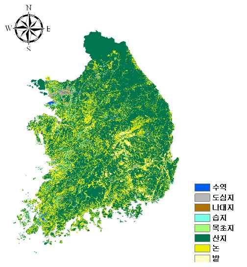 자료종류국내전지구 해상도 토양층 포화수리전도도 최상부 상부 하부 격자별깊이가상이함 임계점