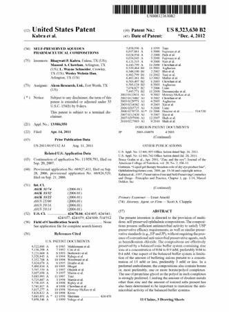 Delaware 소송건수 1 현재단계 (Status) 산업 기술분야 의약품 ➍-2 US8323630 4 소송관련특허정보정보 소송과관련된특허 (3 건