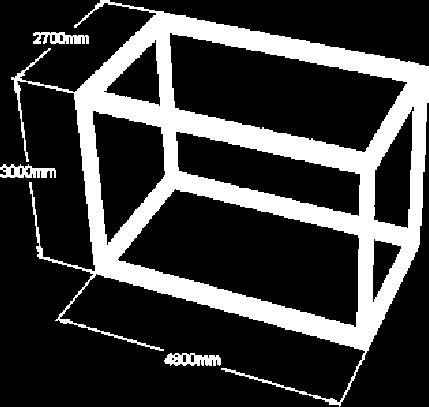 System Design 다음은 3 개층단위의모듈에적용될경량철골유닛이다.