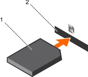 단계 1 SD vflash 카드의접촉핀끝을모듈의 SD vflash 카드슬롯에삽입하여 SD vflash 카드를설치합니다. 노트 : 슬롯은 SD vflash 카드를올바르게삽입할수있도록설계되어있습니다. 2 SD vflash 카드를안쪽으로눌러 SD vflash 카드슬롯에고정합니다. 그림 59.