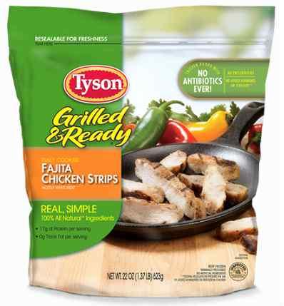 Grilled and Fully Cooked Frozen Chicken Strips (Fajita) 천연재료 100%,