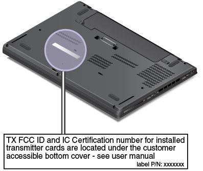 FCC ID 및 IC 인증번호레이블은컴퓨터의통신카드슬롯에설치되어있는무선 WAN 카드 1 및무선 LAN 카드 2 에부착되어있습니다. 복구및교체를위해무선 LAN 카드를제거하려면 무선 LAN 카드교체 78 페이지를참고하십시오.