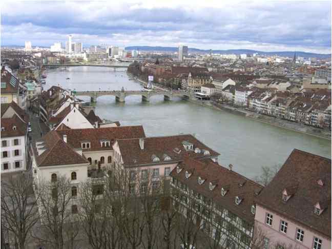 Basel 은독일남부의스위스와접경지역 Basel 은 Rhein