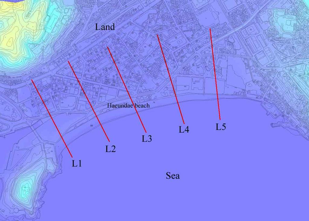 항공 LiDAR 자료를이용한슈퍼태풍내습시해운대해수욕장인근도심지역침수피해규모추정 4.