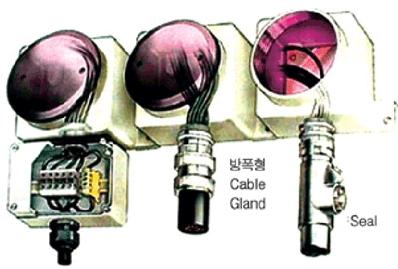1 INCREASED SAFETY (Ex e) JUNCTION BOX 2 Ex CABLE GLAND & FLEXIBLE FITTING [ 그림.