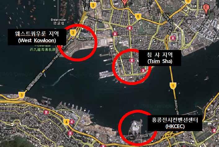 7ha(27,000 m2 ), 3,000 여명수용규모시설로홍콩정부가운영중이며홍콩시내중심가 (Central Business District) 에소재하고있음.