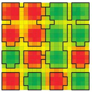 delineation for test data