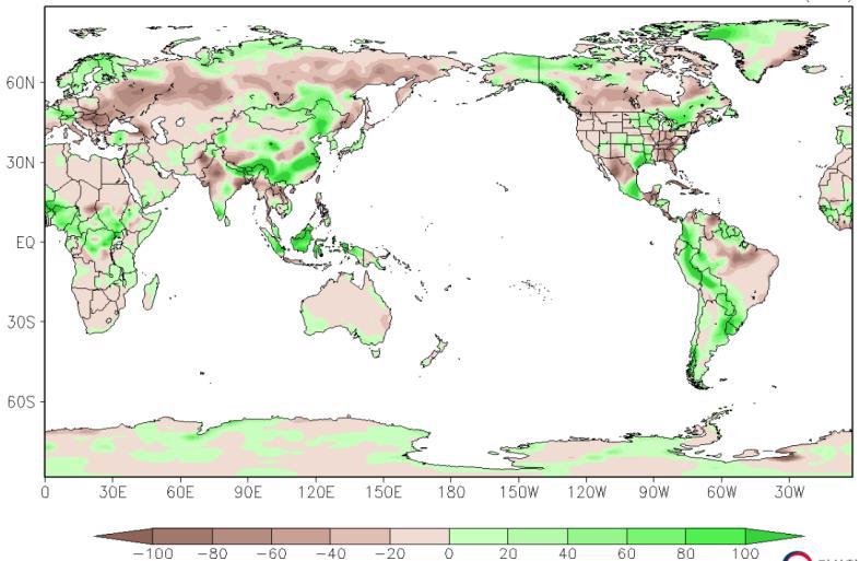 세계의기후 8 월기온및강수량편차 기온 ( 단위 : ) 강수량 ( 단위 : mm ) 자료출처 : NCEP(National Centers for Environmental Prediction )/NCAR(National Center for Atmospheric Research) ( 기온 ) 유럽, 아프리카, 러시아, 사우디아라비아, 읶도, 중국, 읶도네시아,