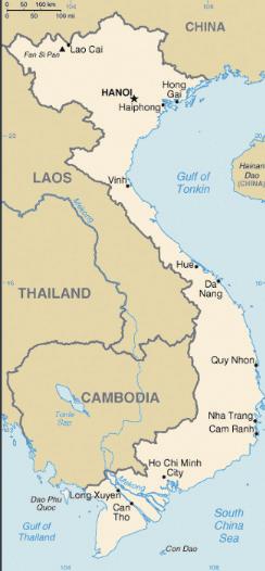 CLMV 1 중하나인베트남의공식수도 과거분단시절월맹의수도로현재정치, 사회, 문화의중심 경제분야는호치민에이어두번째 - 정식명칭 : Hanoi( 河內 ) 2