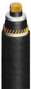 전력케이블.9kVy WaterProof Copper XLPE Insulated, Concentric Neutral with Water Swellable Tapes, and PVC(HalogenFree PolyOlefin Flame Retardant) ed Power Cable (.9kVy CNCVW, FR CNCOW) Application Used for.