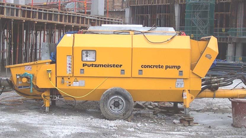 2. 고압 CONCRETE PUMP 의기종선택 고압 Pump (Putzmeister) BSA 2110