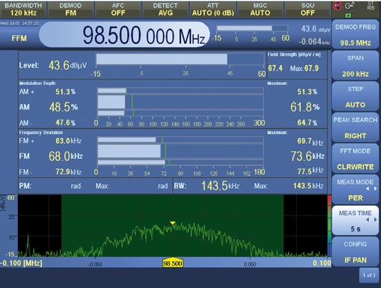 20 MHz ( 80 MHz) R&S ESMD 20 MHz ( 80 MHz) 20 MHz (80 MHz) I/Q 34 100 Hz 20 MHz IF 34 IF 100 Hz