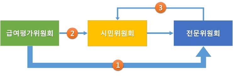 구성하고각위원회의역할과위원회를기준으로한급여결정절차를제안함 요약그림 급여결정절차경로