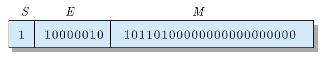 M 2 E 의형태를가지며, 소수점아래 의 M 부분만가수필드에저장 ( 소수점왼쪽의저장되지않는 1을 hidden bit 라고부름 ) 64- 비트복수 - 정밀도부동소수점형식을 사용하는경우 N = (-1) S 2