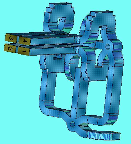 extended in order to be connected the multimode horn.