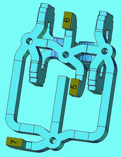 output waveguide ports, which is intended to make the fabrication process