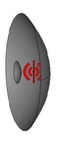 Main reflector Sub reflector Actual focal point (d) Fig. 5.6 Continued Table 5.3 Determined parameters Parameters Optimized value Predicted value D m 240 mm 240 mm F m 67.2 mm 72 mm D s 45.