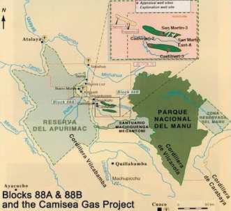 PetroPeru 는 Talara 정제시설 (62,000b/d) 이외에 4 개정제시설 (Couchan, Iquitos, El Milagro, Pucallpa) 을소유하고있음. 가스 가스생산량은 2004년말생산개시된 Camisea 가스전에힘입어 2004년 0.9Bcm 에서 2013년 12.2Bcm 으로크게증가했고, 2014년생산량은전년대비 6% 증가한 12.