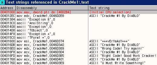 0x08 Orion Crackme #1 Crackme: http://beist.org/research/public/crackme10/orion_crackme1.