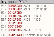 004251A1 EAX Register의값을 EBX Register에복사합니다. 004251A3 EBX Register를 0과비교합니다. 004251A6 EBX Register와 0이같다면 004251BB로분기합니다.