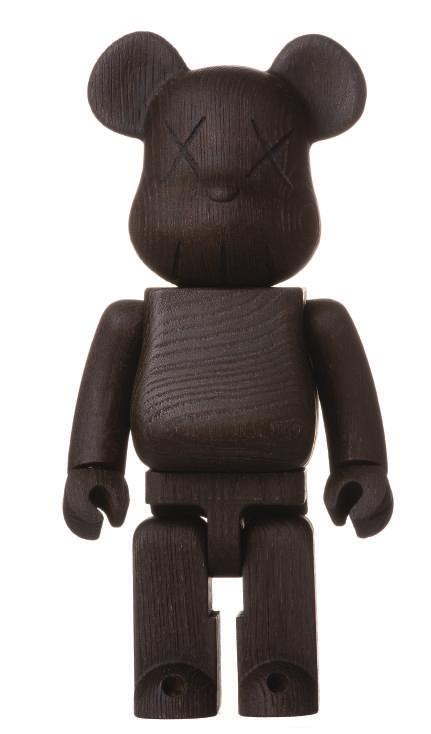 24 x 가리모쿠 kaws X karimoku American 1974-400% karimoku nexus Ⅶ Companion Be@rbrick karimoku wood 12.5 8 26.5(h) cm 2007 ed.