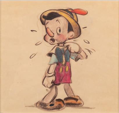 47 월트 디즈니 48 Walt Disney Pinocchio Storyboard/ Concept Drawing (Walt Disney.