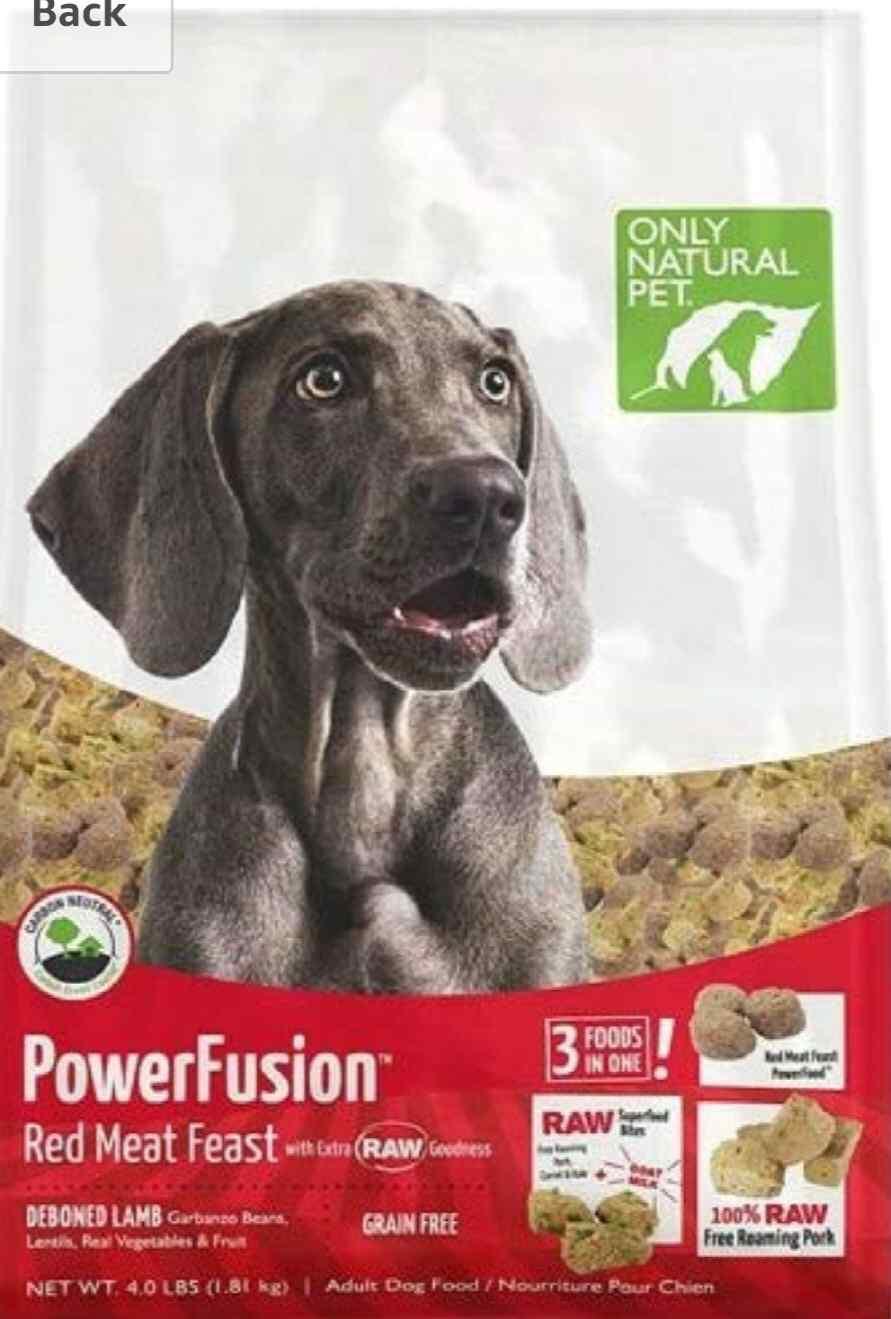 Pet Pwerfusion grain free raw infused dog