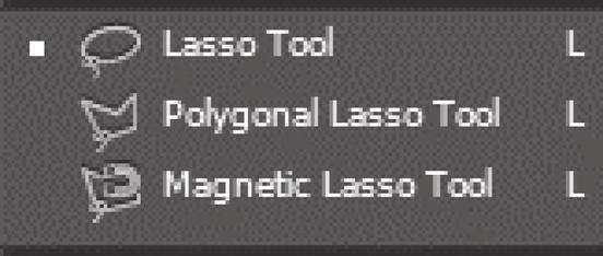 도구박스에서 [polygonal lasso tool] 을선택하고올가미도구.psd 창의모니터화면의각모서리를클릭하여선택영역으로지정합니다. 3 4.