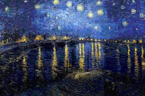 Starry night, 1923-24,