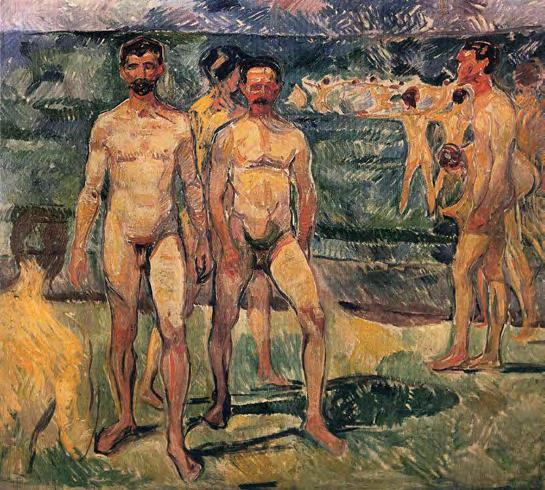 Bathing Men, 1907, 206 x 227 cm,