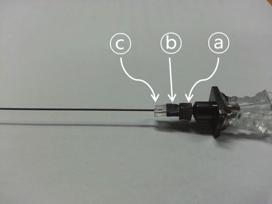 한국정밀공학회지제 31 권 4 호 pp. 359-364 April 2014 / 361 Fig. 2 A schematic of needle type temperature probe Fig.