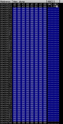 참고로할당을하는순간오프셋 0x558에위치한모든포인터를망가뜨린다는것을기억하기바란다.