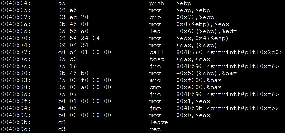 즉다시말해 snprintf( ebp-0x4c, list/%s.