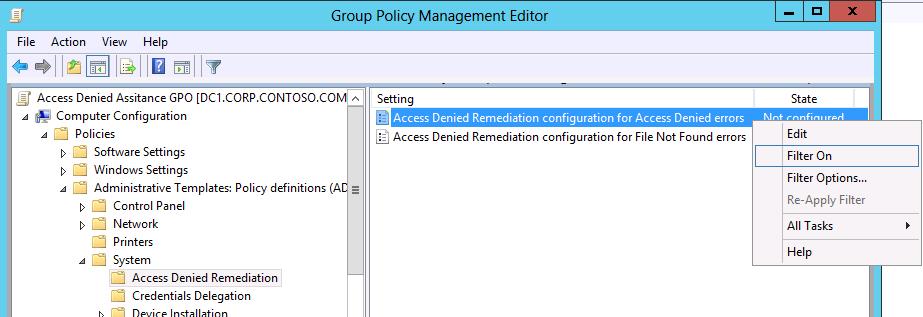 5. Group Policy Management Editor 를닫습니다.