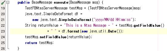 Build Project 를실행하여 JavaApplication2.jar 을생성한다음 FrameBuilder 를실행한다. Administration 그룹메뉴의 Deploy Files 툴을이용하여 JavaApplication2.