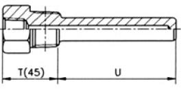 Thread mounted, weld mounted, flange mounted 형식이있음 Stem