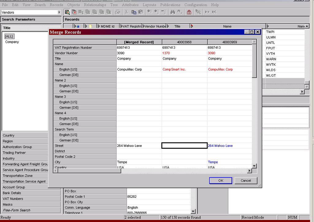 MDM Scenario - Spare Parts