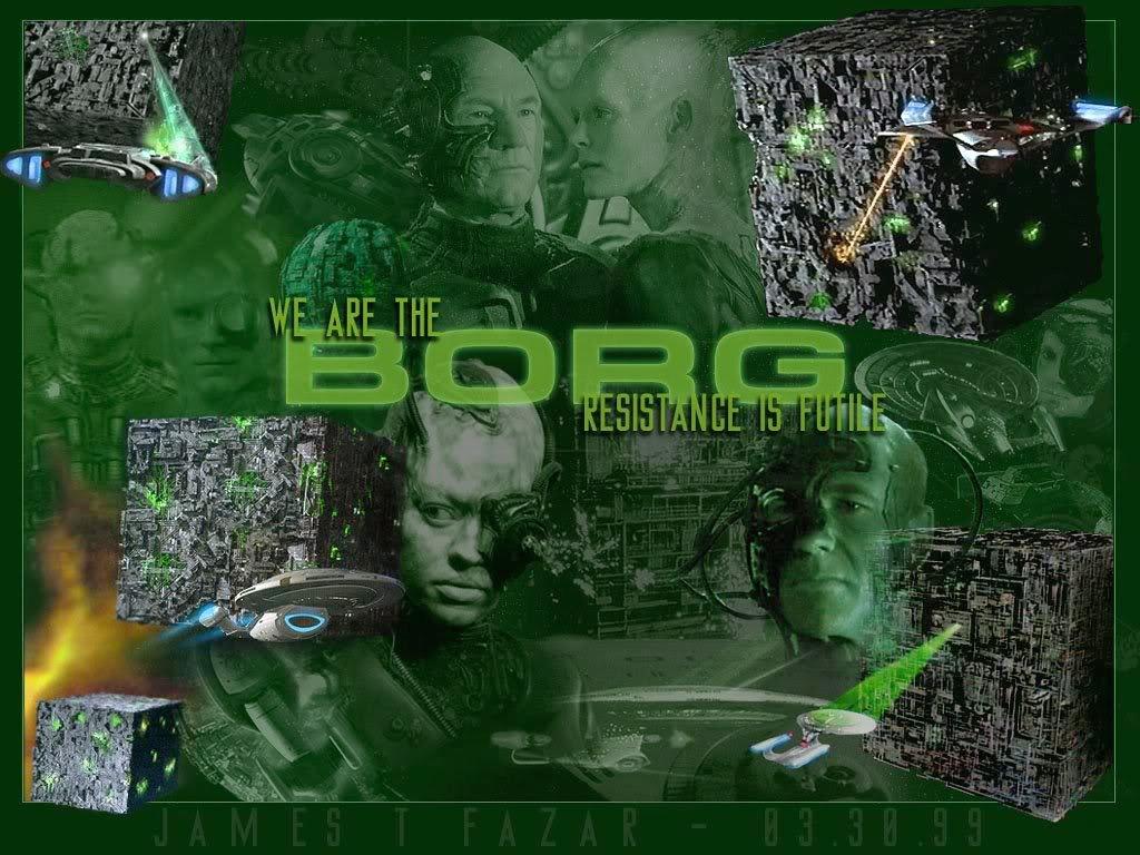 ! Borg Complex A Borg Complex is exhibited by writers and pundits who explicitly assert or implicitly assume that resistance to technology is futile.! - Michael Sacasa 77 78 /VC!