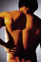 back pain (LBP) 1. Intervertebral discs : 39 % 2.