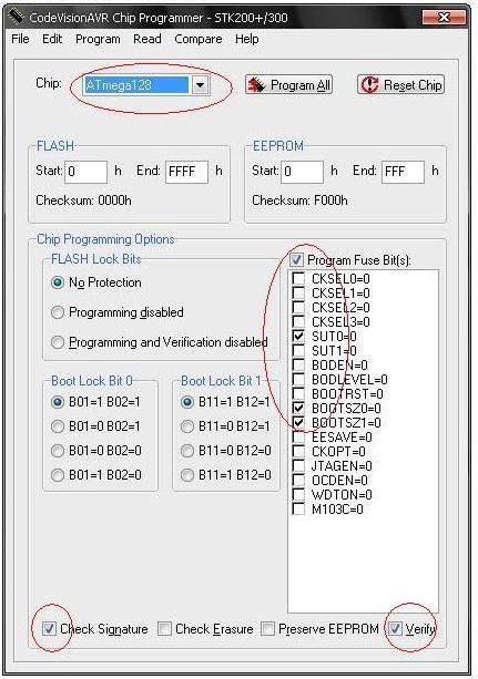 코드비전에서의사용법 File->Load Flash (.