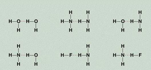 Hydrogen Bond ( 수소결합 ) N-H, O-H, or F-H 등과같은극성결합에서수소원자와전기음성적인 O, N,