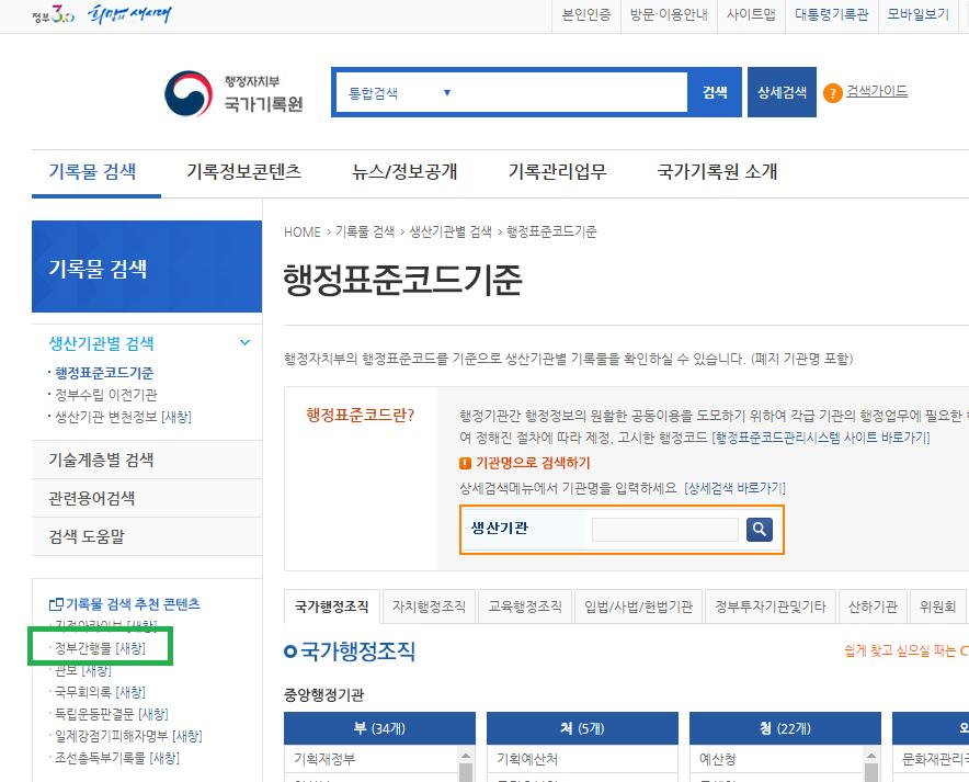 074 정부간행물번호 국가기록원정부갂행물 http://www.