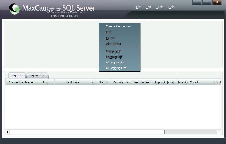Maxgauge for SQL Server User's Guide Volume I 3-2.