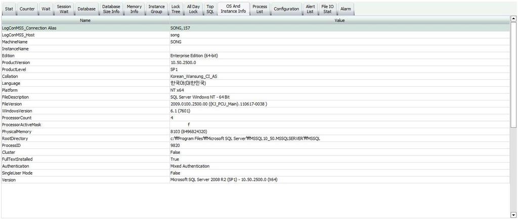 Maxgauge for SQL Server User's Guide Volume I Version