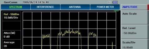 장비내부의 Attenuator의값을설정한다. (0~55dB, 5dB Step) 아주작은 Level의신호를 Detection하기위해설정한다.